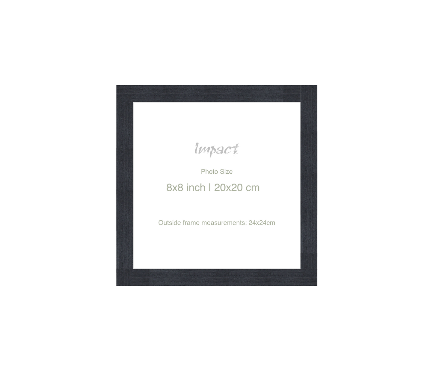 LOFT | 20mm Black Frame - Photo Size (8x8 inch | 20x20 cm)