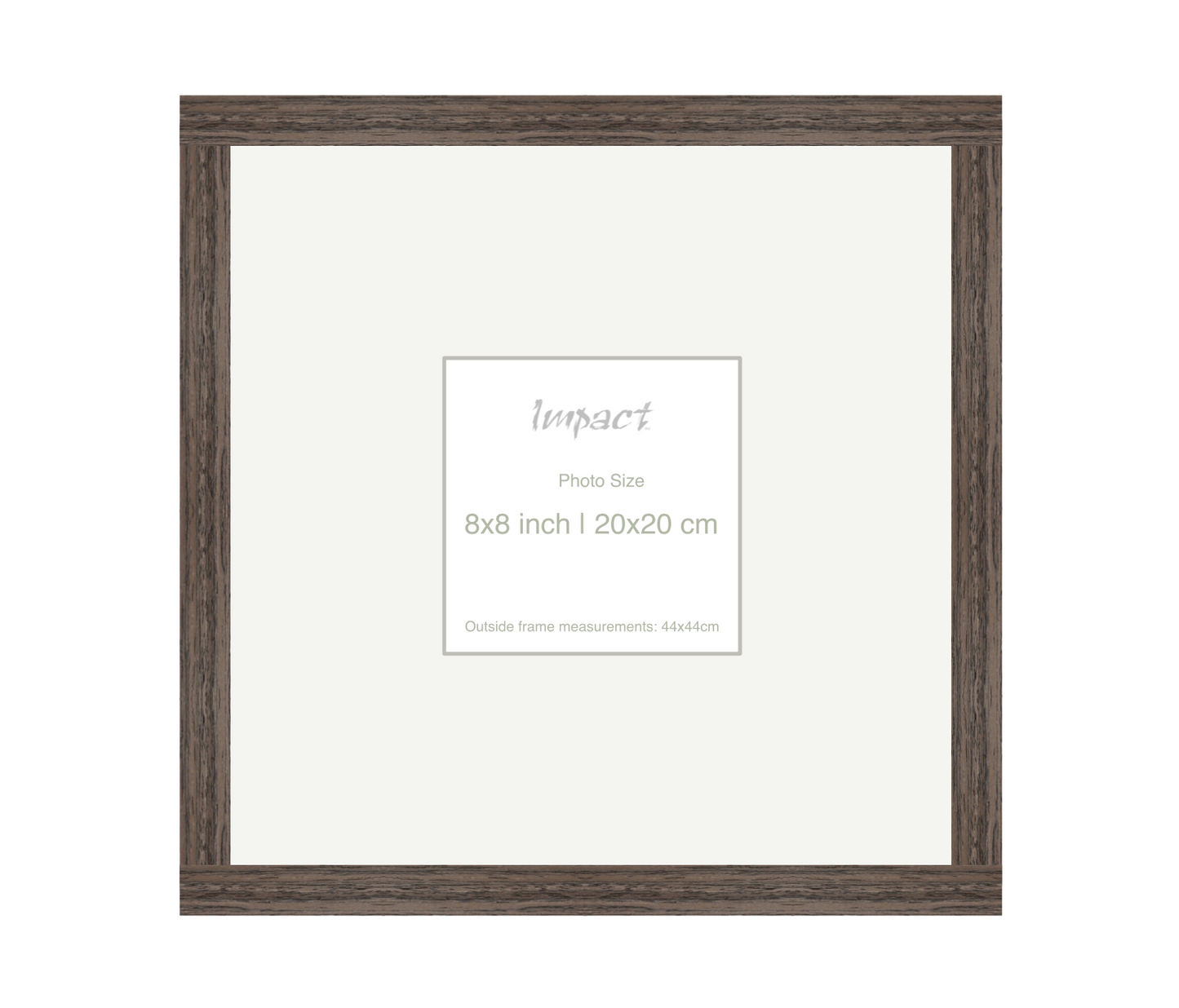 LOFT | 20mm Walnut Frame - Photo Size (8x8 inch | 20x20 cm)