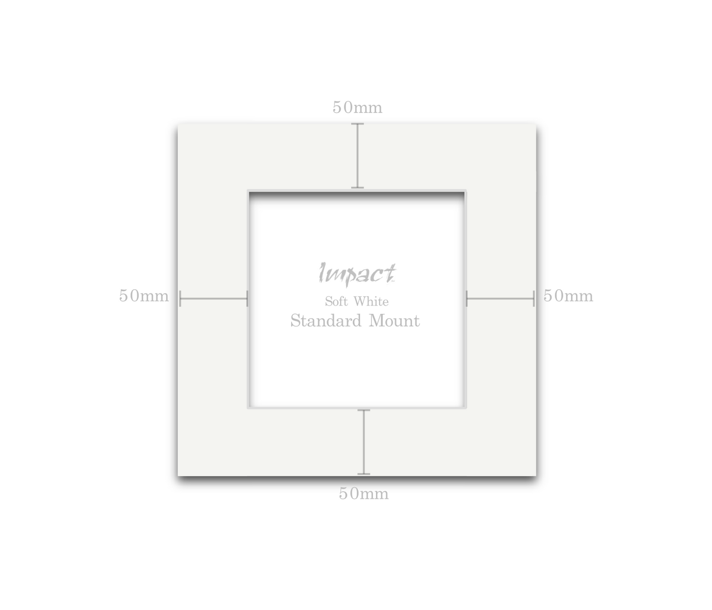 LOFT | 20mm Light Oak Frame - Photo Size (8x8 inch | 20x20 cm)