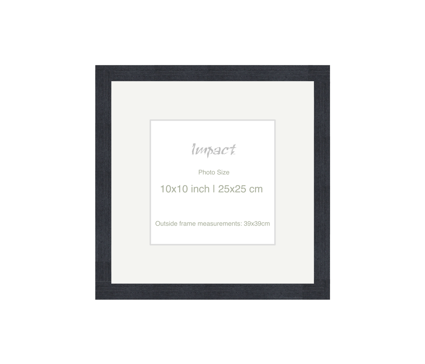 LOFT | 20mm Black Frame - Photo Size (10x10 inch | 25x25 cm)