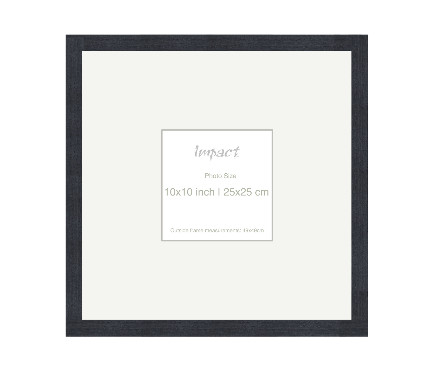 LOFT | 20mm Black Frame - Photo Size (10x10 inch | 25x25 cm)
