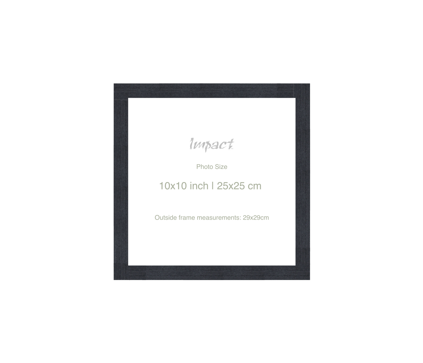 LOFT | 20mm Black Frame - Photo Size (10x10 inch | 25x25 cm)