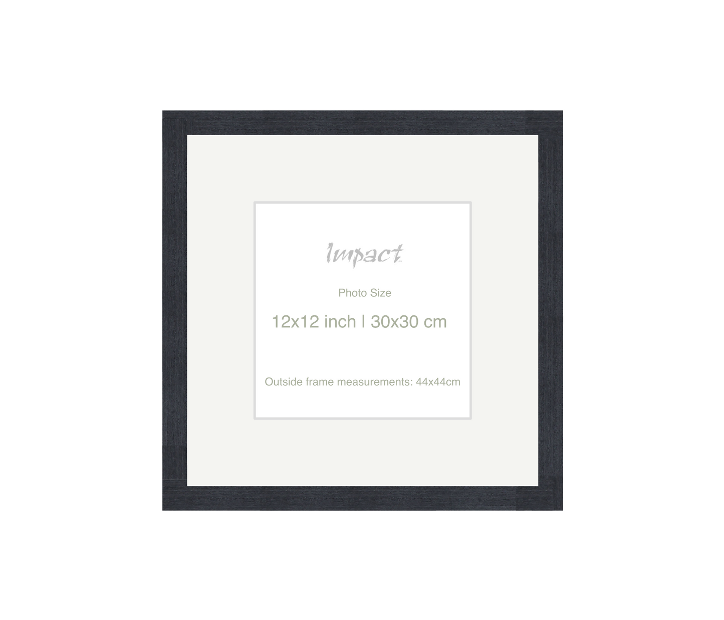 LOFT | 20mm Black Frame - Photo Size (12x12 inch | 30x30 cm)