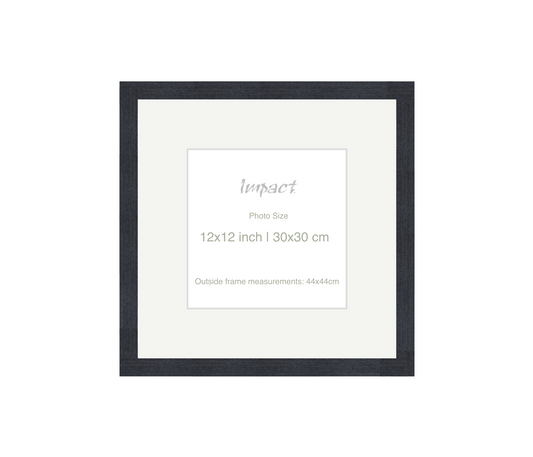 LOFT | 20mm Black Frame - Photo Size (12x12 inch | 30x30 cm)