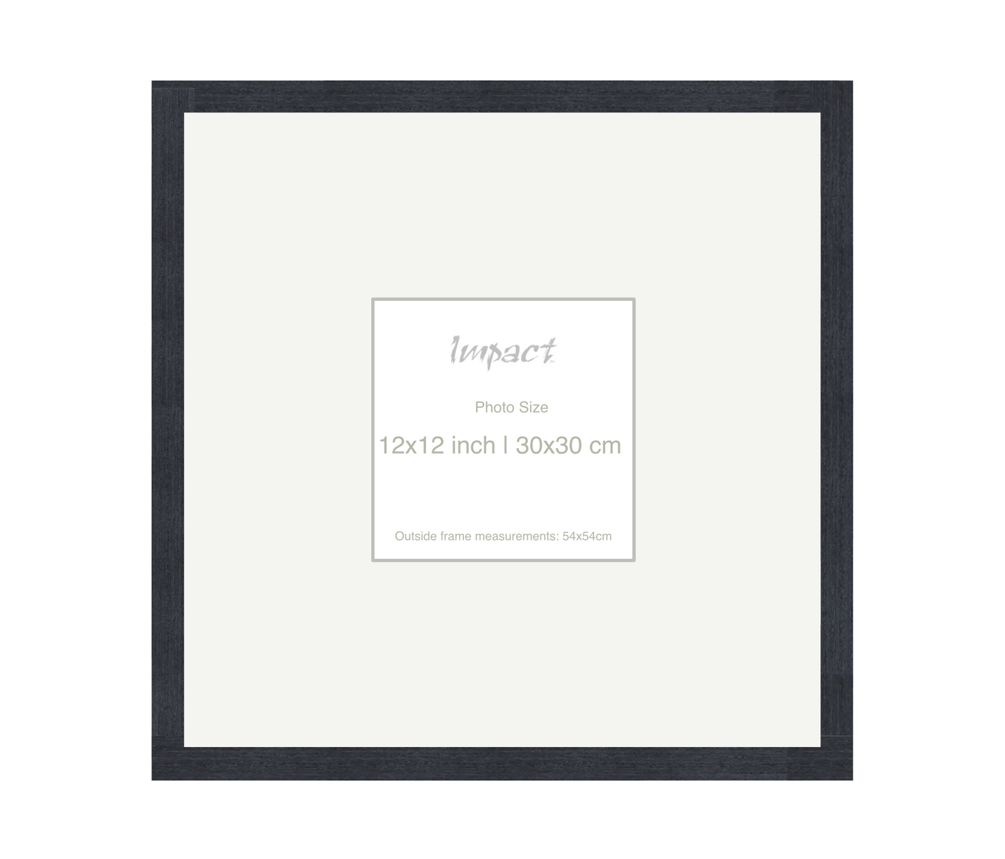 LOFT | 20mm Black Frame - Photo Size (12x12 inch | 30x30 cm)