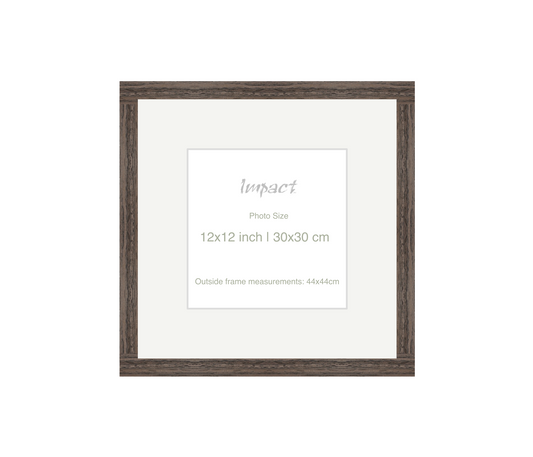 LOFT | 20mm Walnut Frame - Photo Size (12x12 inch | 30x30 cm)