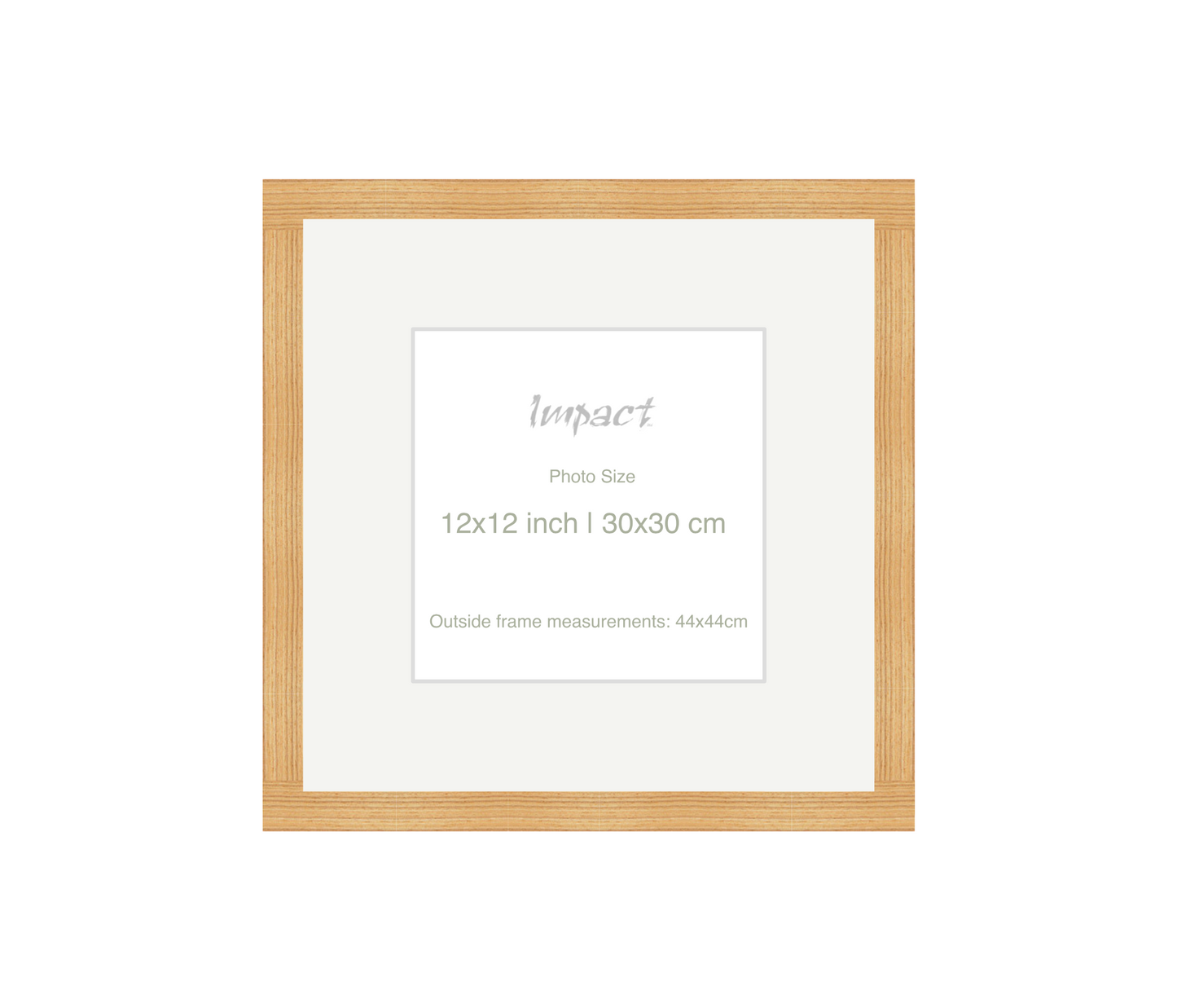 LOFT | 20mm Oak Frame - Photo Size (12x12 inch | 30x30 cm)