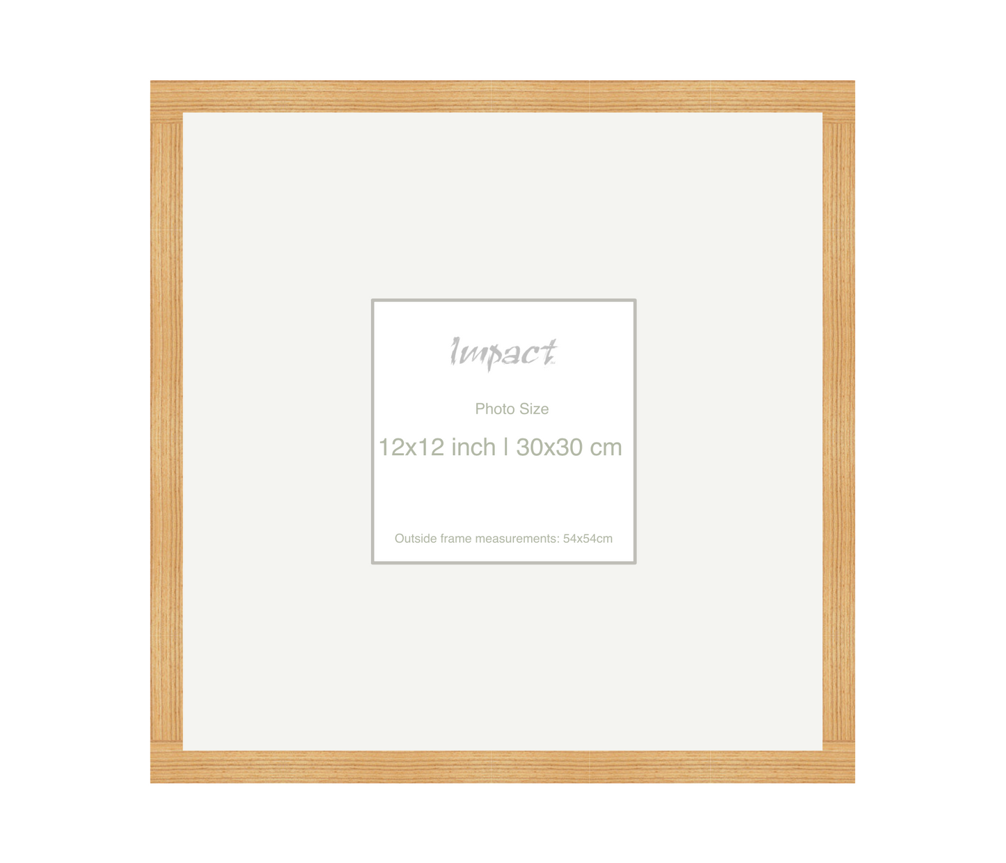 LOFT | 20mm Oak Frame - Photo Size (12x12 inch | 30x30 cm)