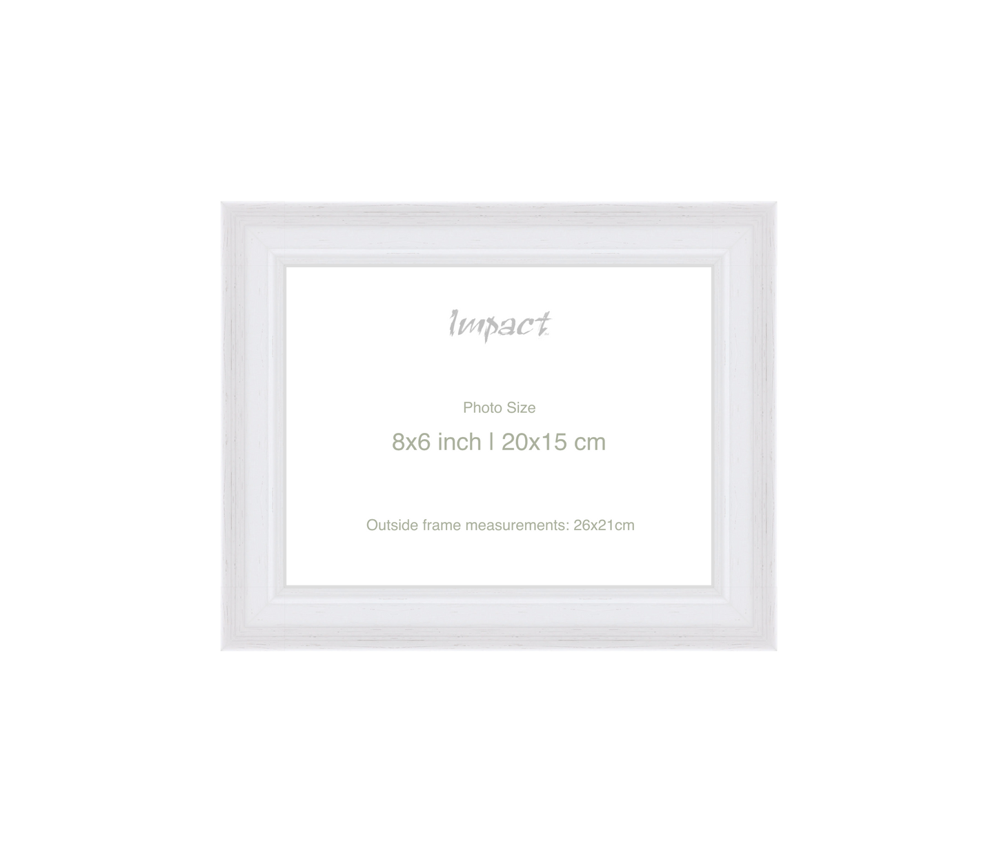 FLETCHER | 30mm Grey Frame - Photo Size (8x6 inch | 20x15 cm)