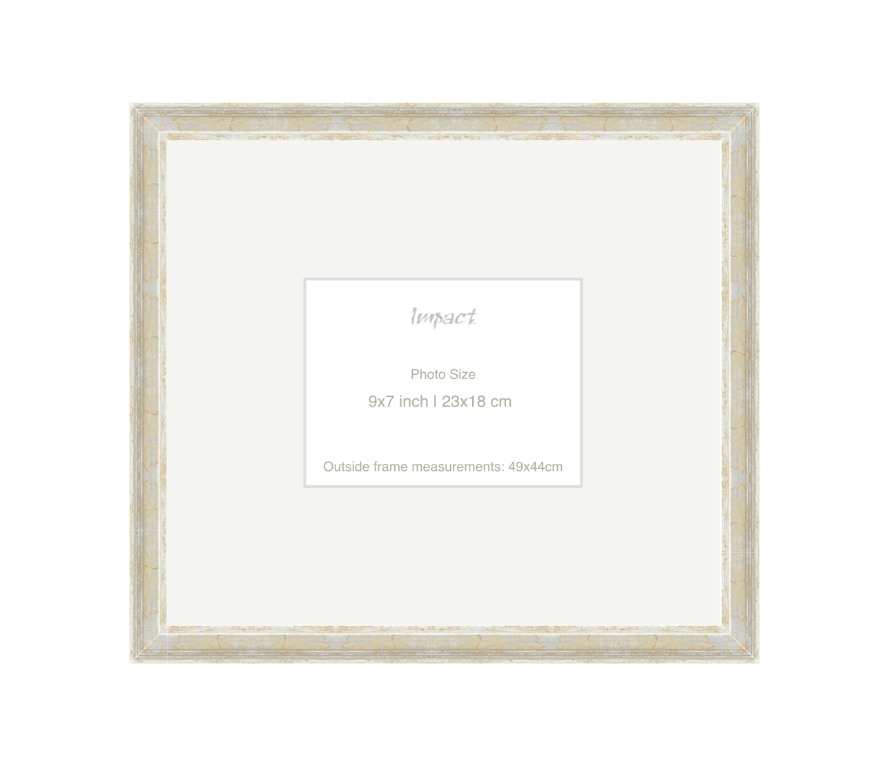 FLETCHER | 30mm Silver Frame - Photo Size (9x7 inch | 23x18 cm)