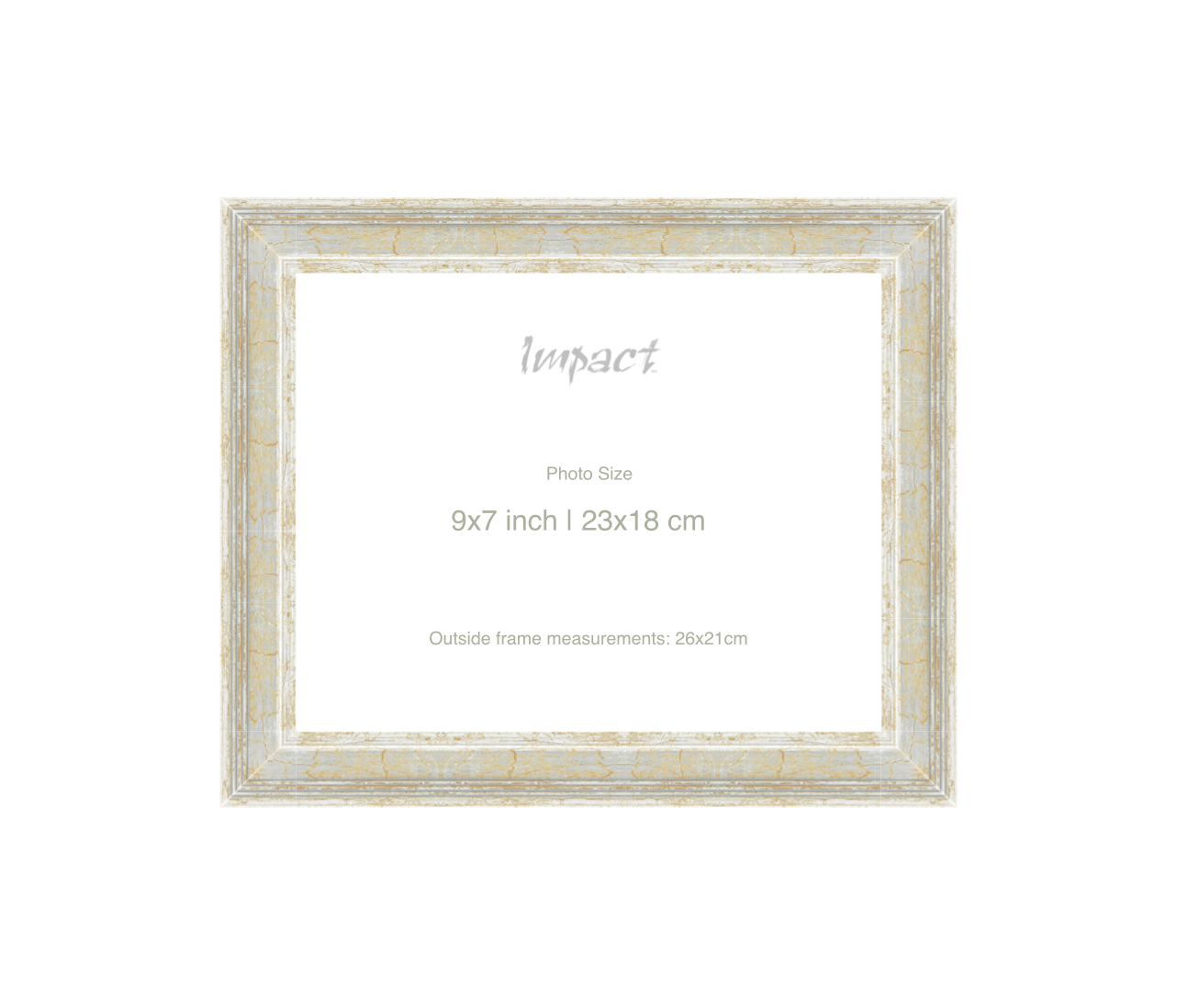 FLETCHER | 30mm Silver Frame - Photo Size (9x7 inch | 23x18 cm)