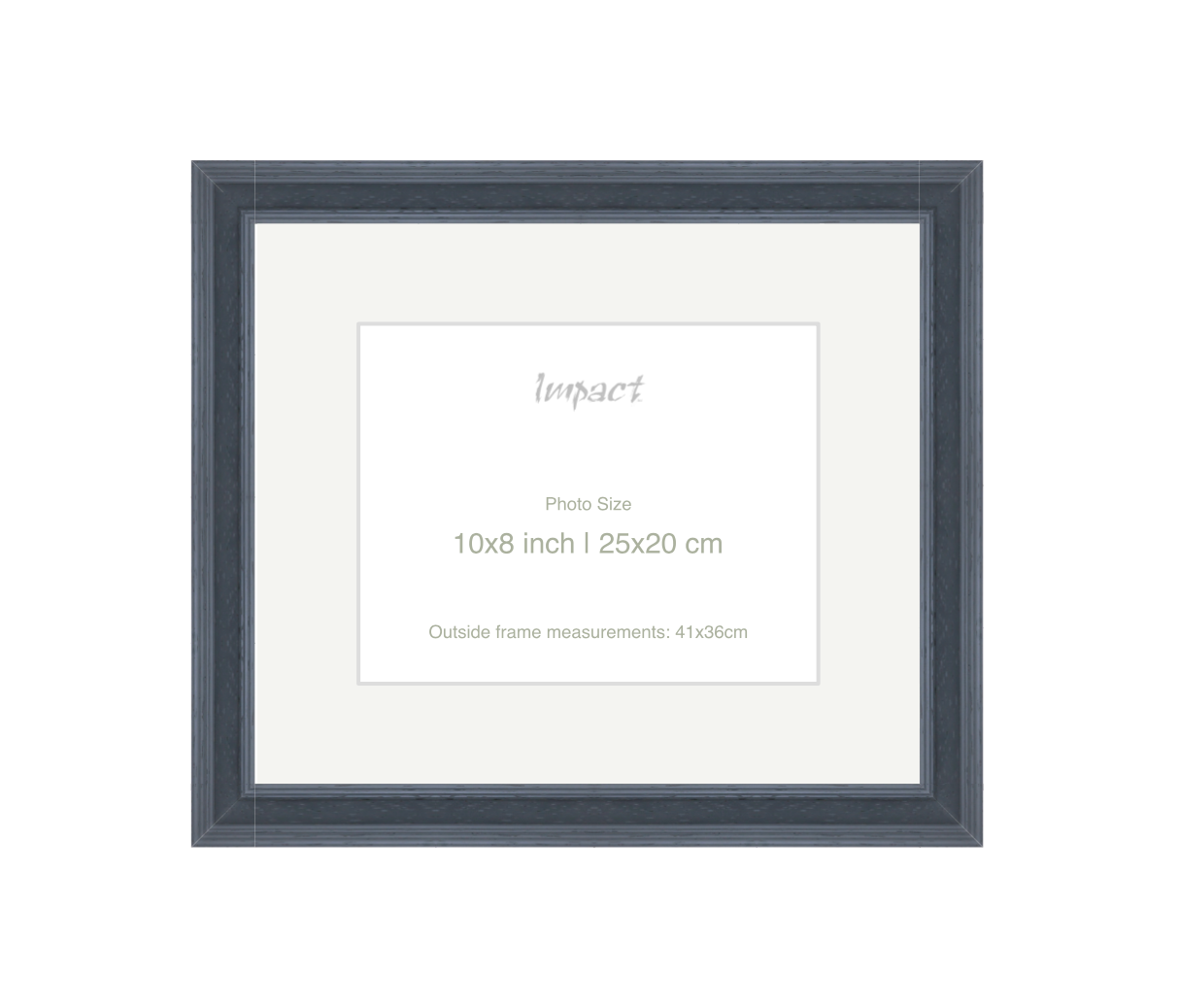 FLETCHER | 30mm Grey Frame - Photo Size (10x8 inch | 25x20 cm)