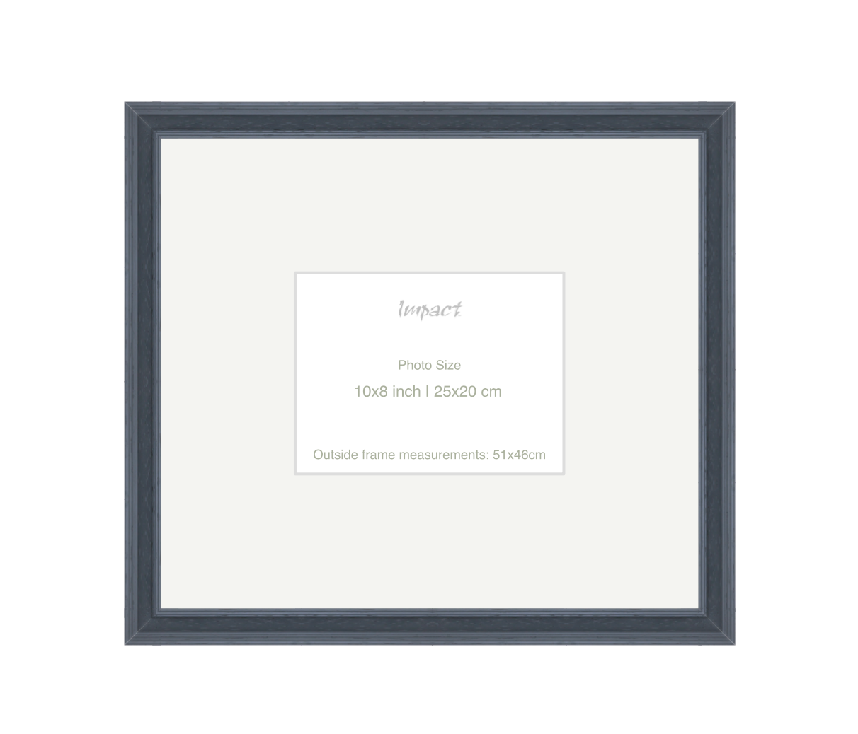 FLETCHER | 30mm Grey Frame - Photo Size (10x8 inch | 25x20 cm)