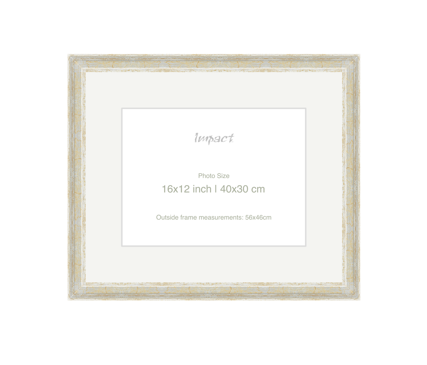 FLETCHER | 30mm Silver Frame - Photo Size (16x12 inch | 40x30 cm)