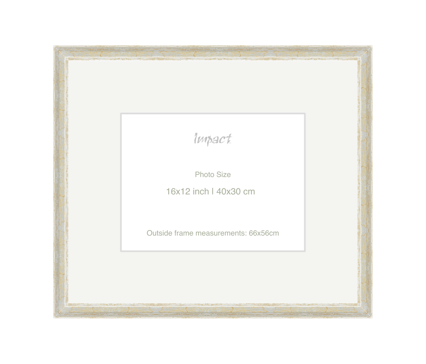 FLETCHER | 30mm Silver Frame - Photo Size (16x12 inch | 40x30 cm)
