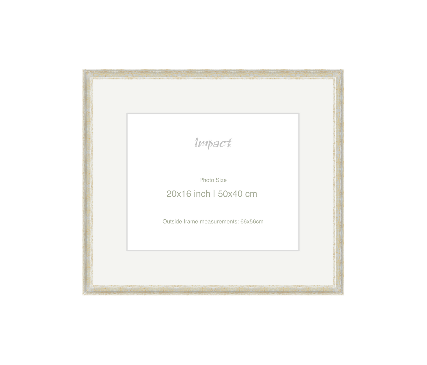 FLETCHER | 30mm Silver Frame - Photo Size (20x16 inch | 50x40 cm)