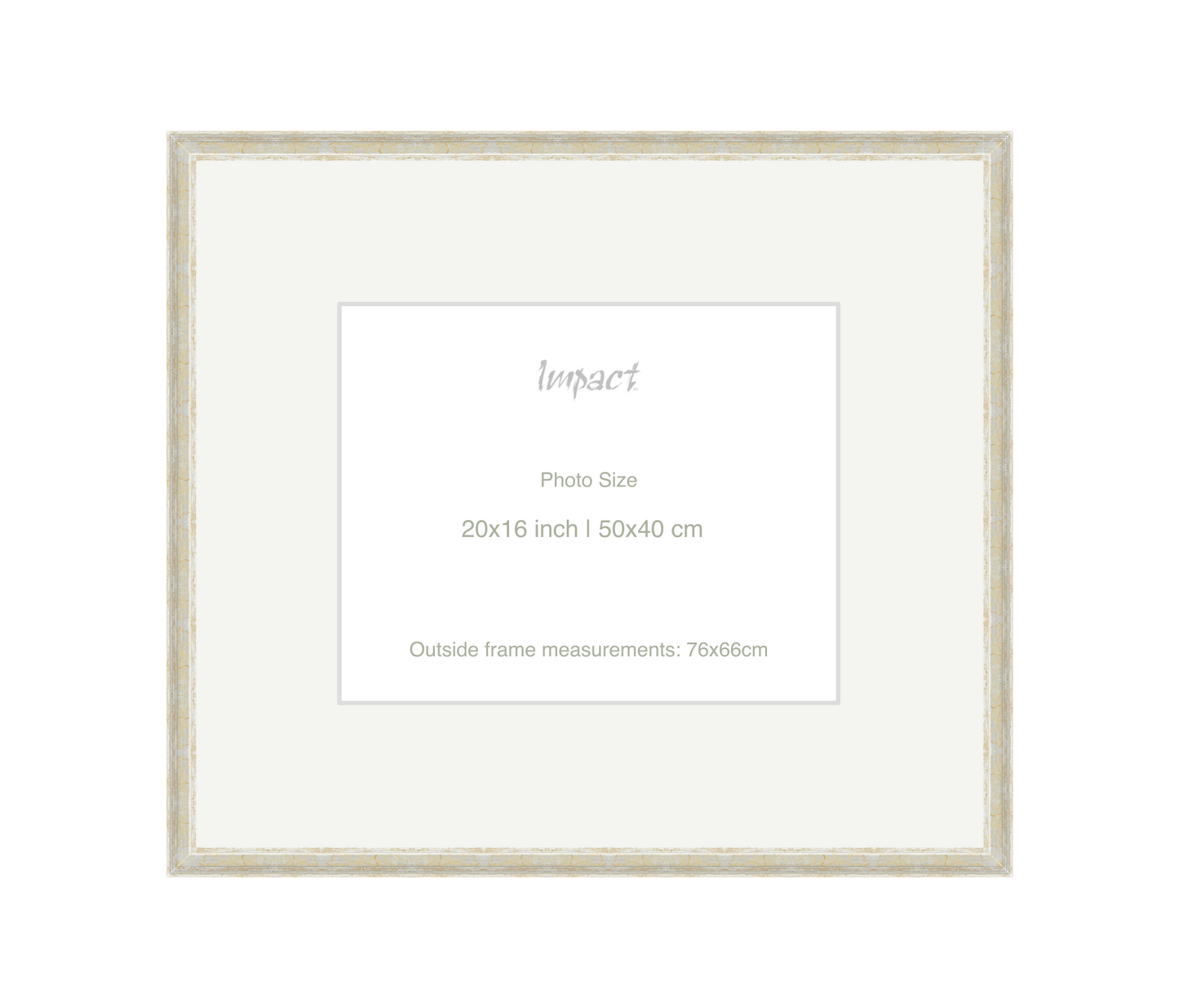 FLETCHER | 30mm Silver Frame - Photo Size (20x16 inch | 50x40 cm)