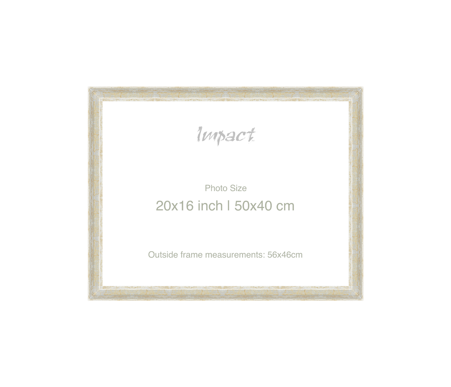 FLETCHER | 30mm Silver Frame - Photo Size (20x16 inch | 50x40 cm)