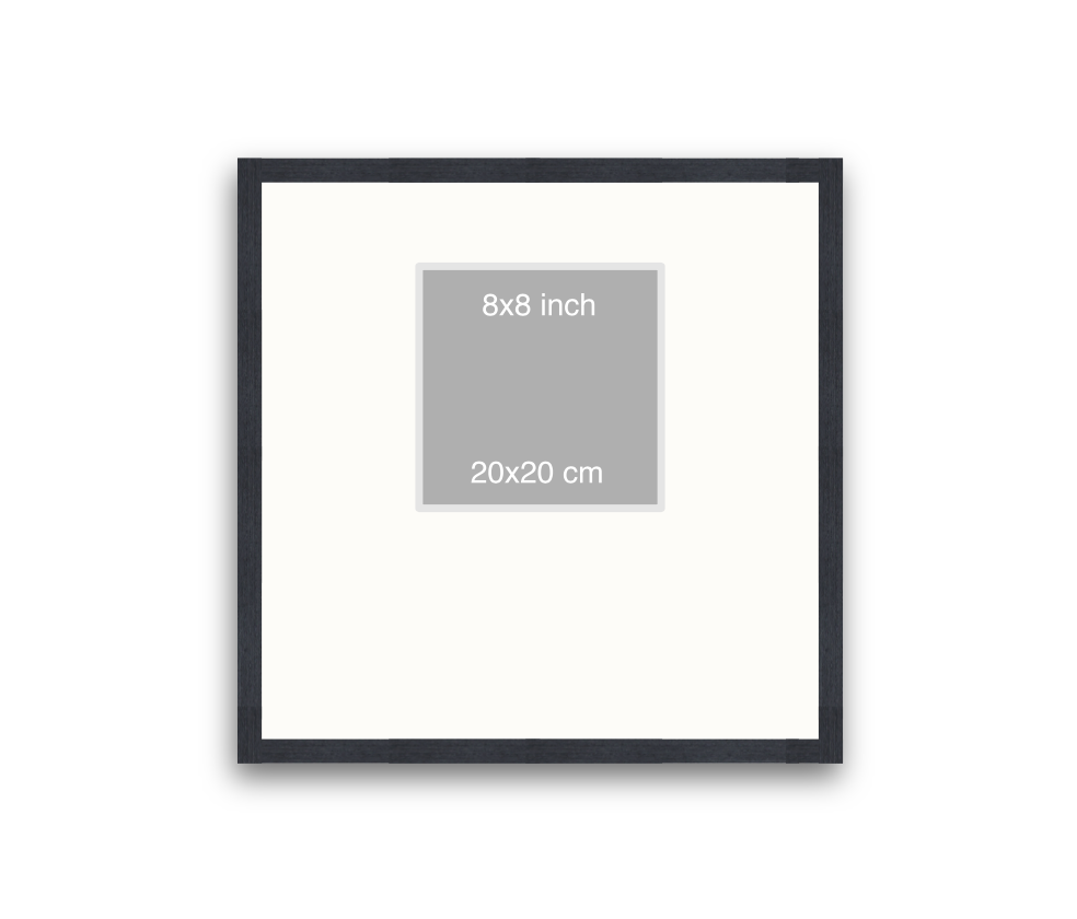 LOFT | 20mm Black Frame - 50x50cm