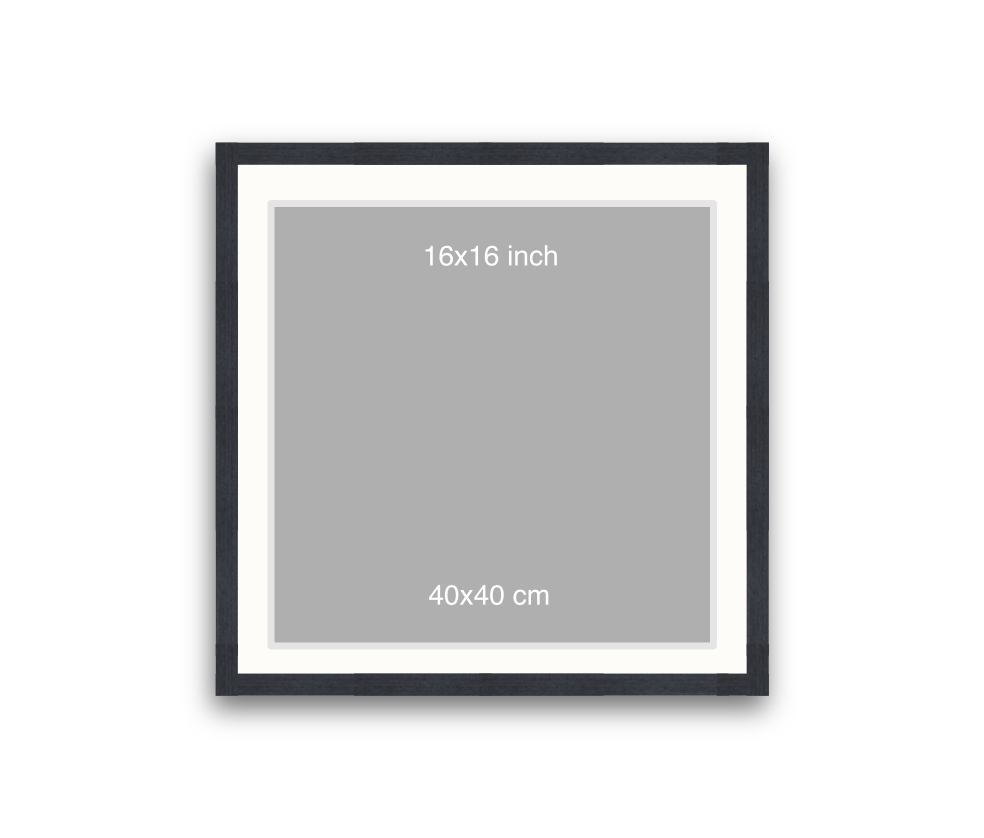 LOFT | 20mm Black Frame - 50x50cm