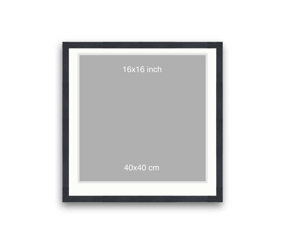 LOFT | 20mm Black Frame - 50x50cm