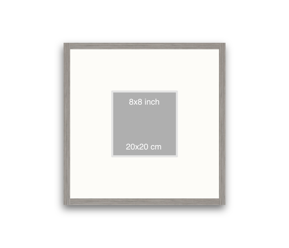LOFT | 20mm Grey Frame - 50x50cm
