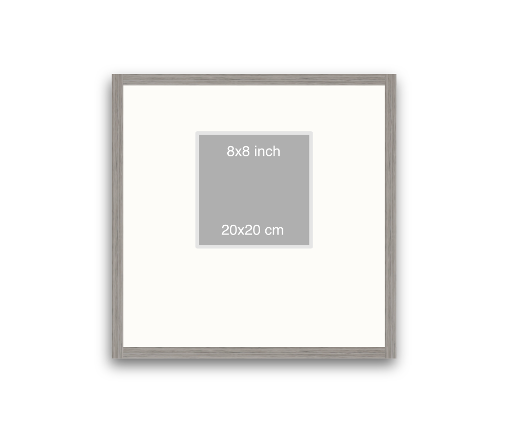 LOFT | 20mm Grey Frame - 50x50cm