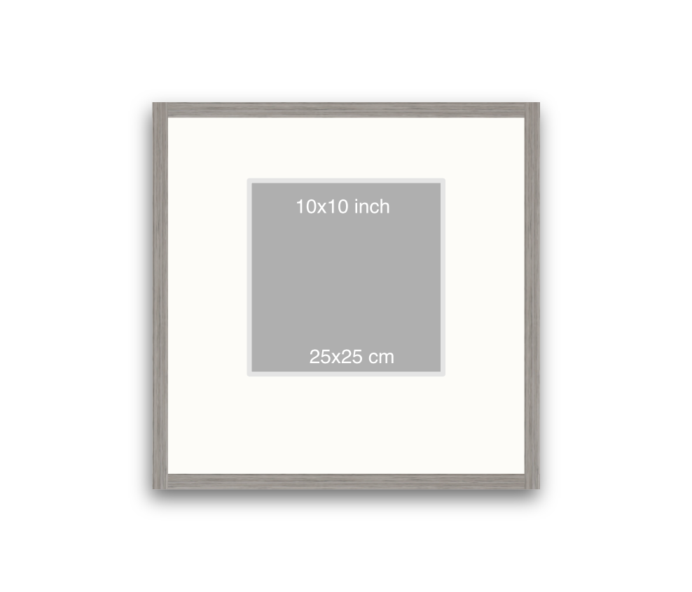 LOFT | 20mm Grey Frame - 50x50cm