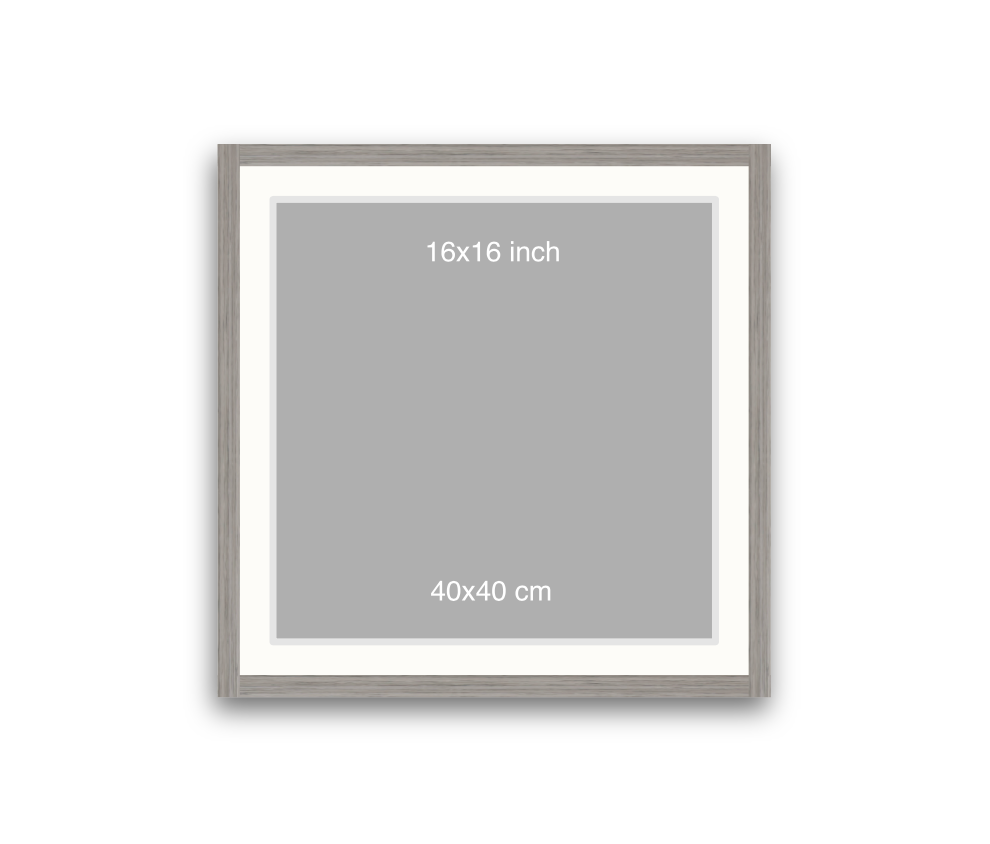 LOFT | 20mm Grey Frame - 50x50cm