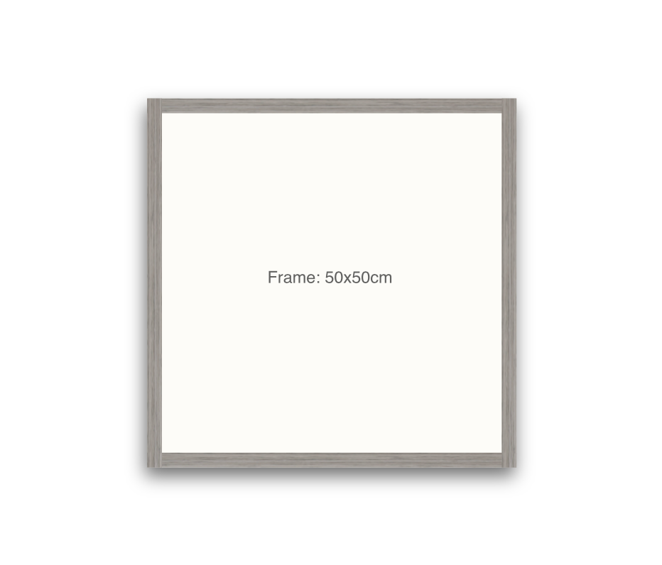LOFT | 20mm Grey Frame - 50x50cm