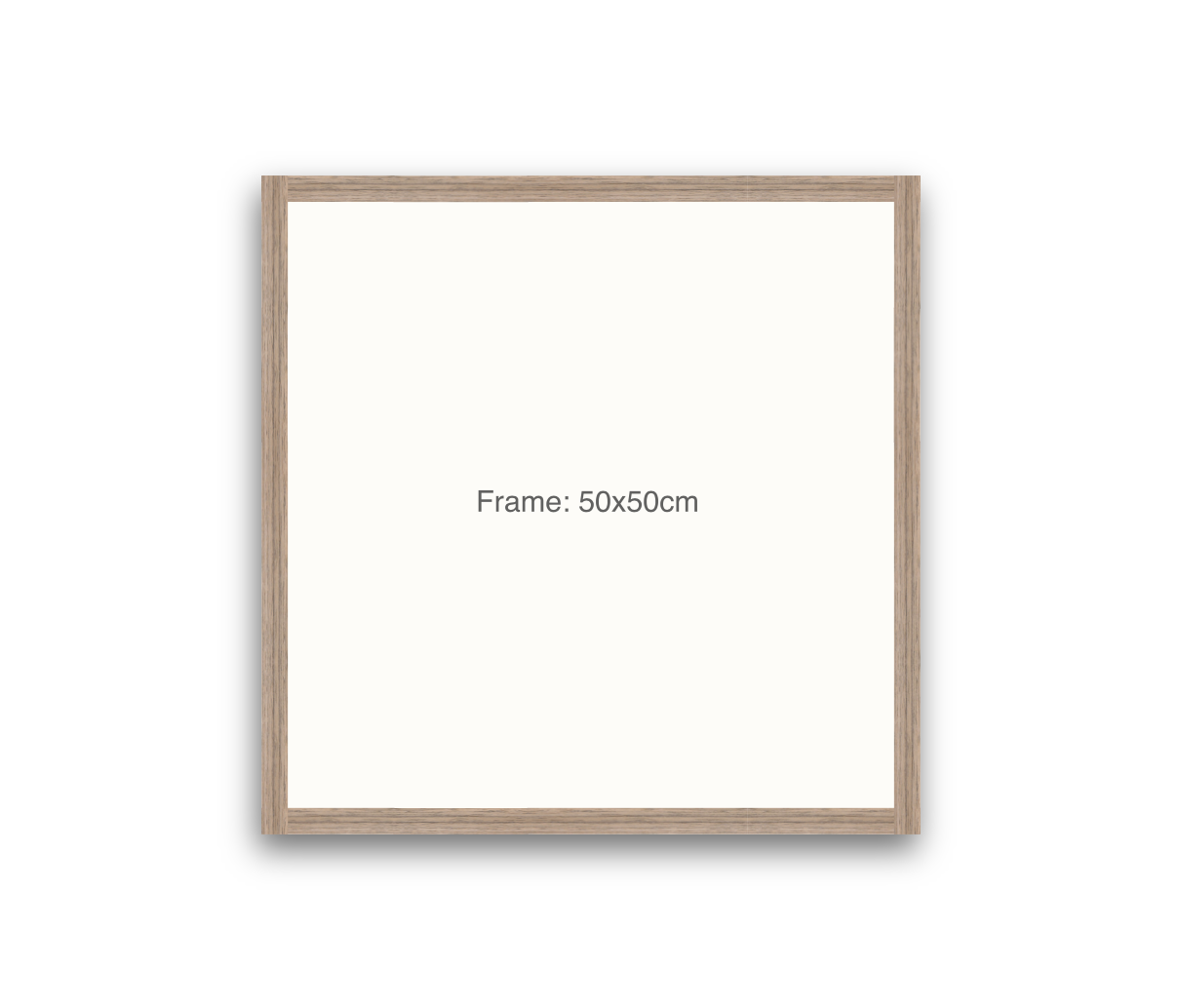 LOFT | 20mm Warm Walnut Frame - 50x50cm