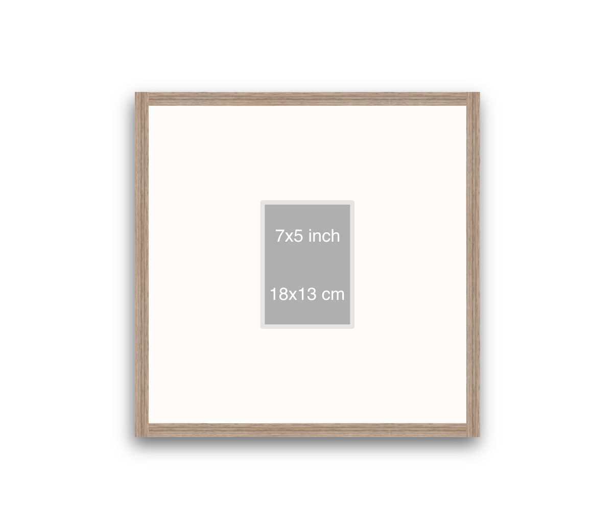 LOFT | 20mm Warm Walnut Frame - 50x50cm