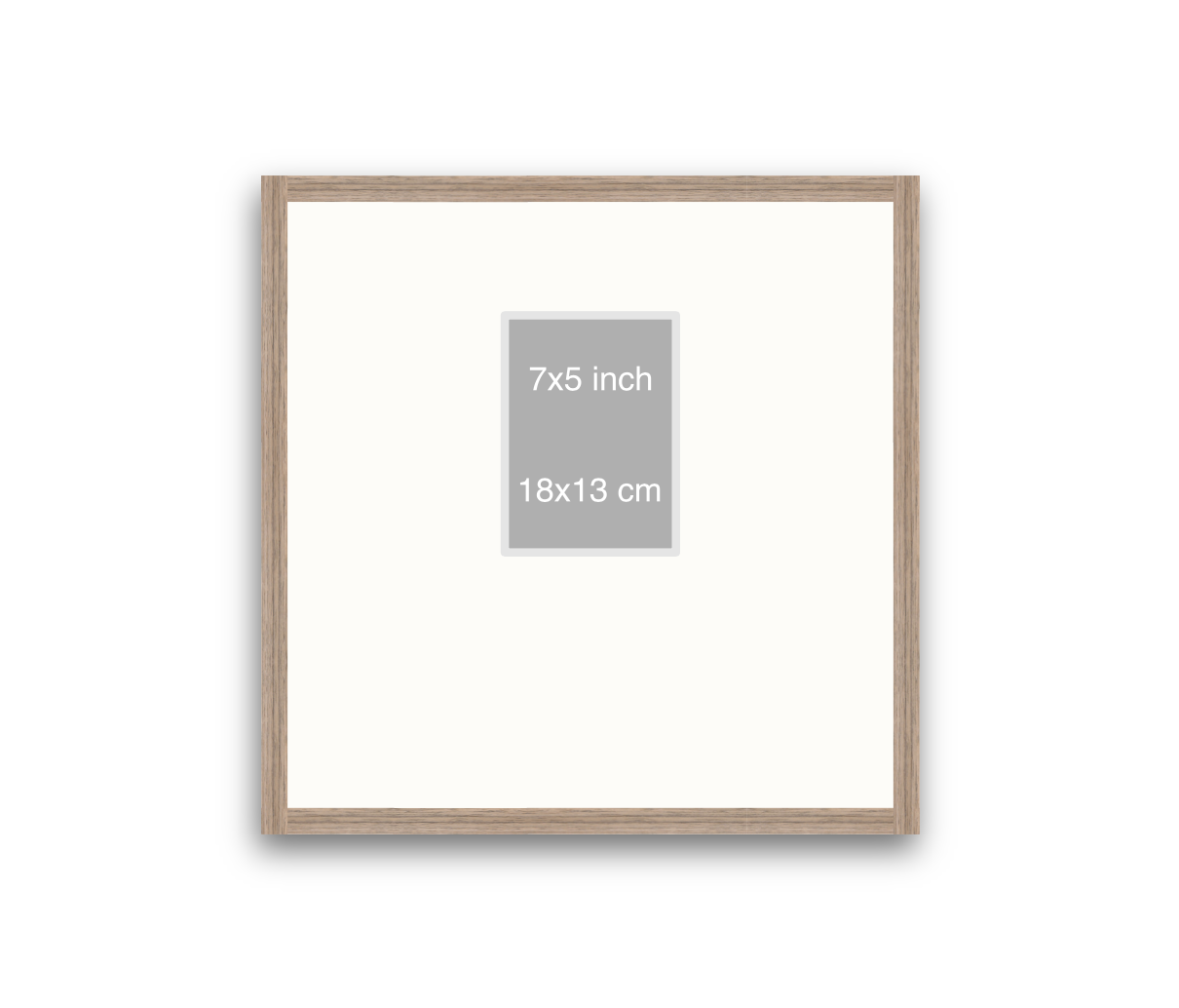 LOFT | 20mm Warm Walnut Frame - 50x50cm