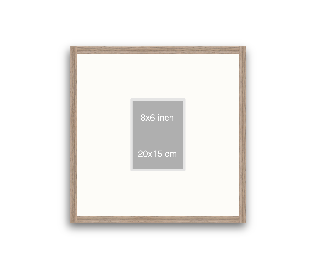 LOFT | 20mm Warm Walnut Frame - 50x50cm