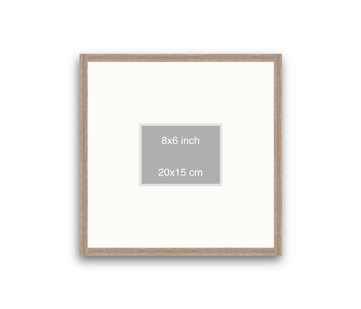 LOFT | 20mm Warm Walnut Frame - 50x50cm
