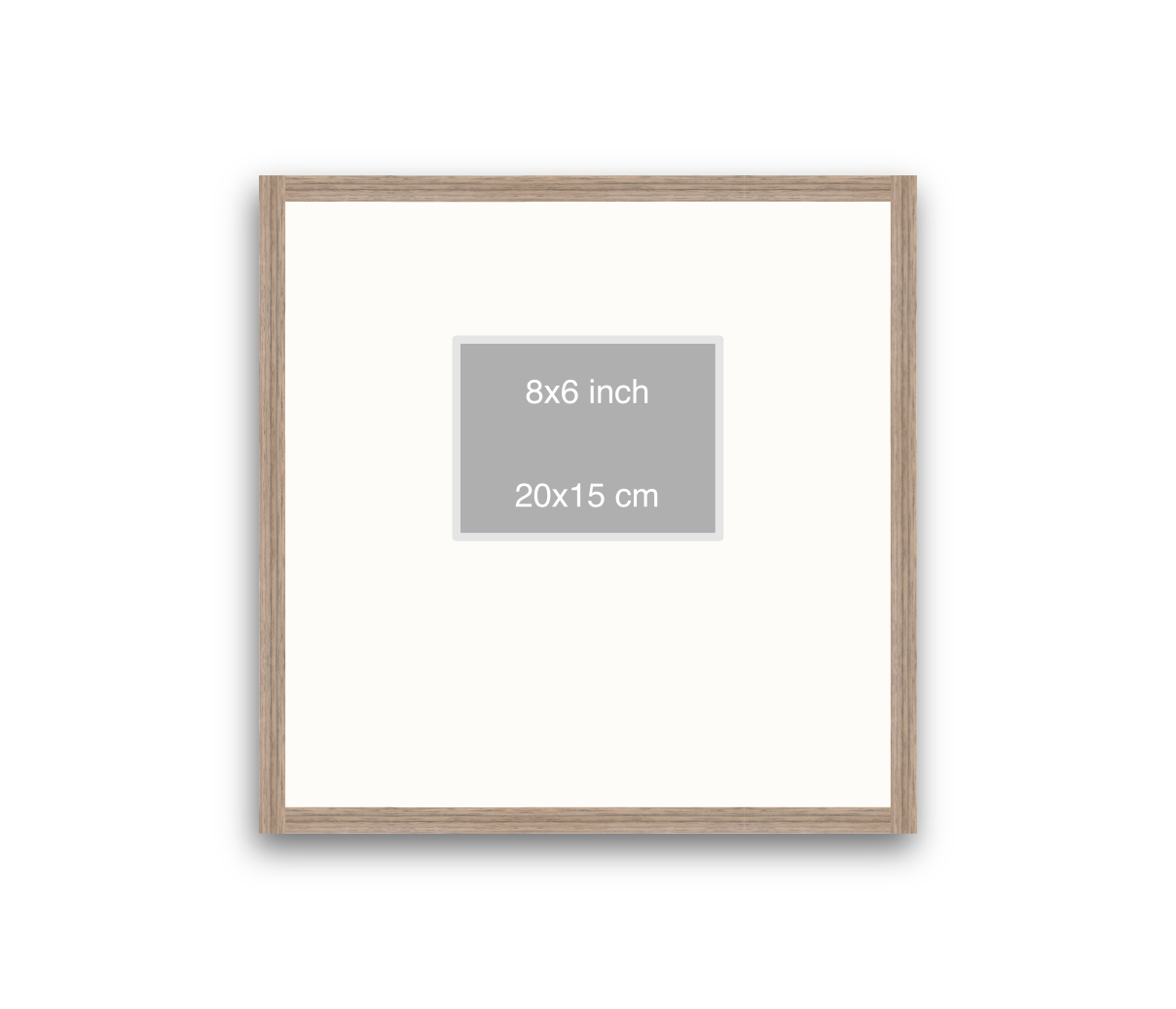 LOFT | 20mm Warm Walnut Frame - 50x50cm