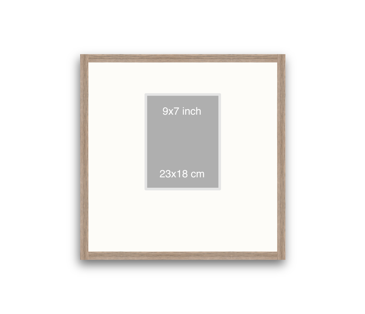LOFT | 20mm Warm Walnut Frame - 50x50cm