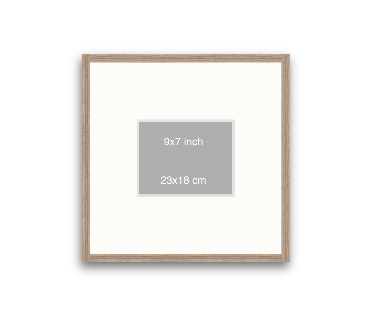 LOFT | 20mm Warm Walnut Frame - 50x50cm