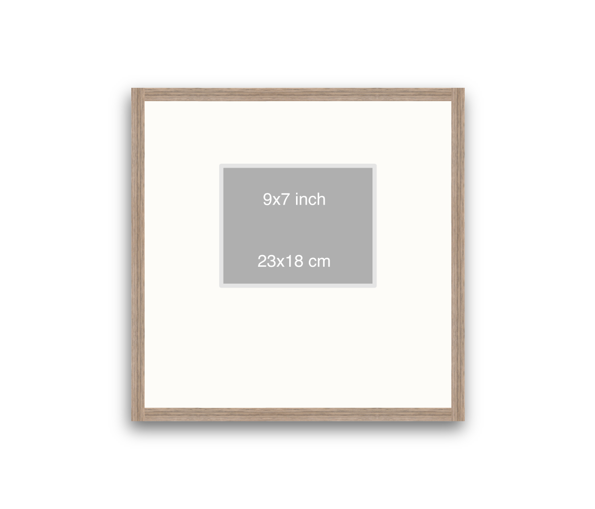 LOFT | 20mm Warm Walnut Frame - 50x50cm