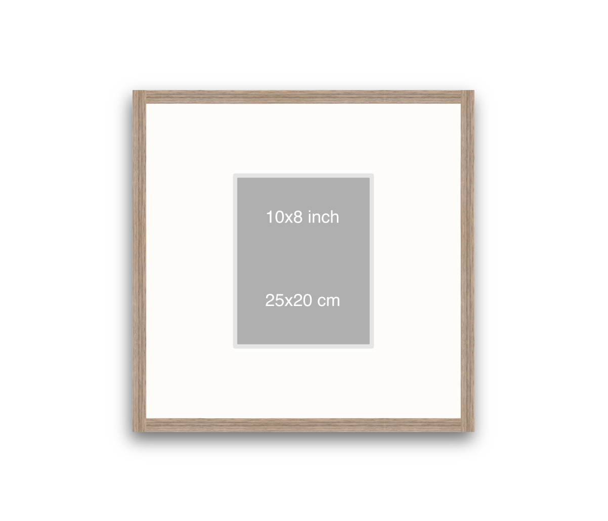 LOFT | 20mm Warm Walnut Frame - 50x50cm