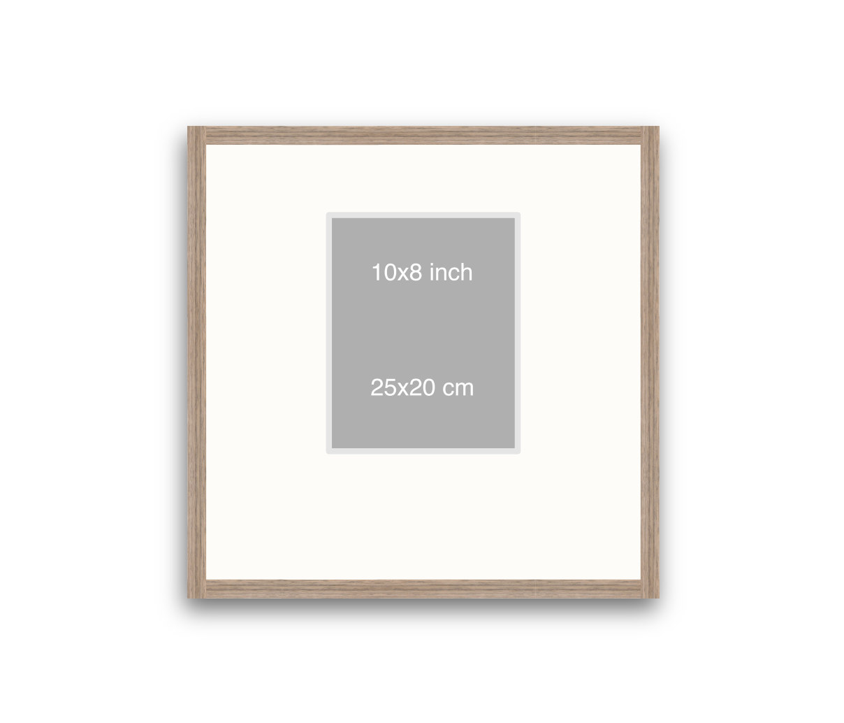 LOFT | 20mm Warm Walnut Frame - 50x50cm