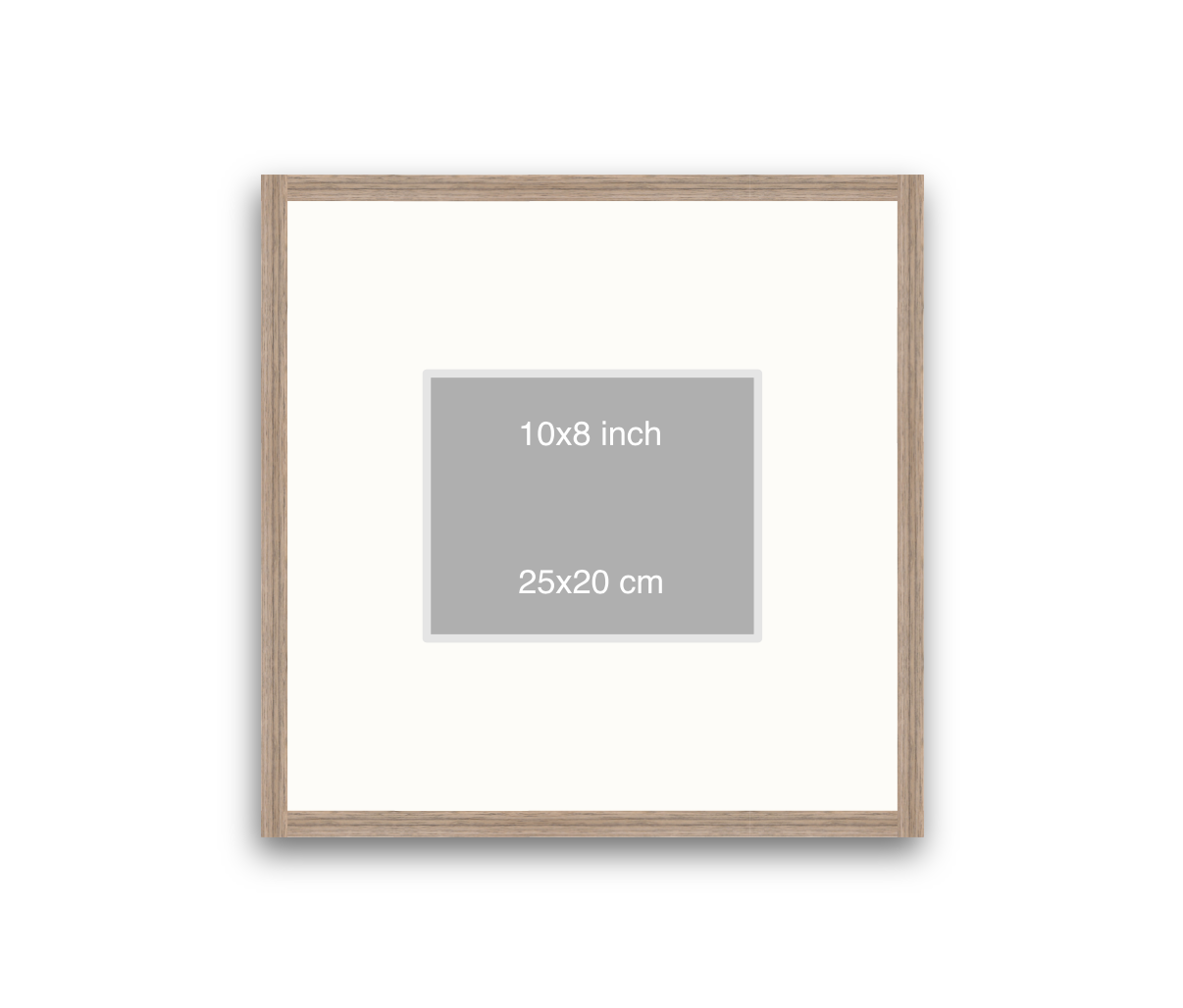 LOFT | 20mm Warm Walnut Frame - 50x50cm