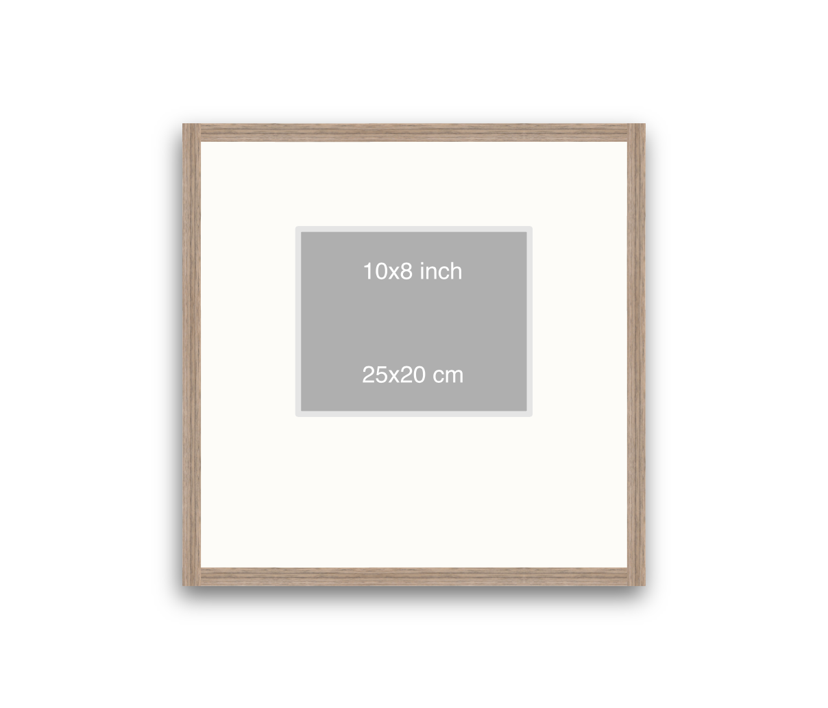 LOFT | 20mm Warm Walnut Frame - 50x50cm