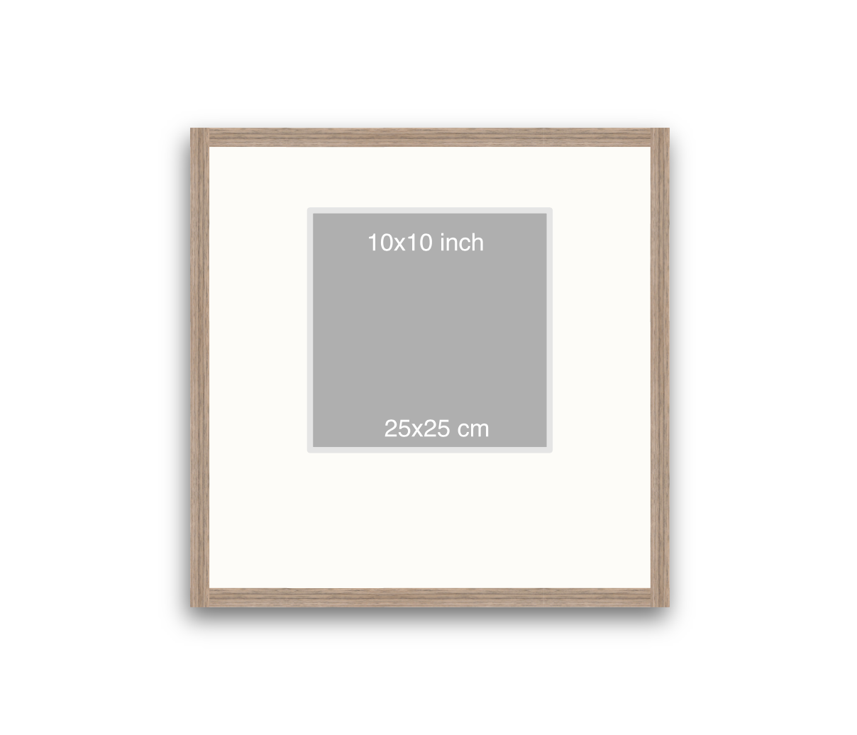 LOFT | 20mm Warm Walnut Frame - 50x50cm