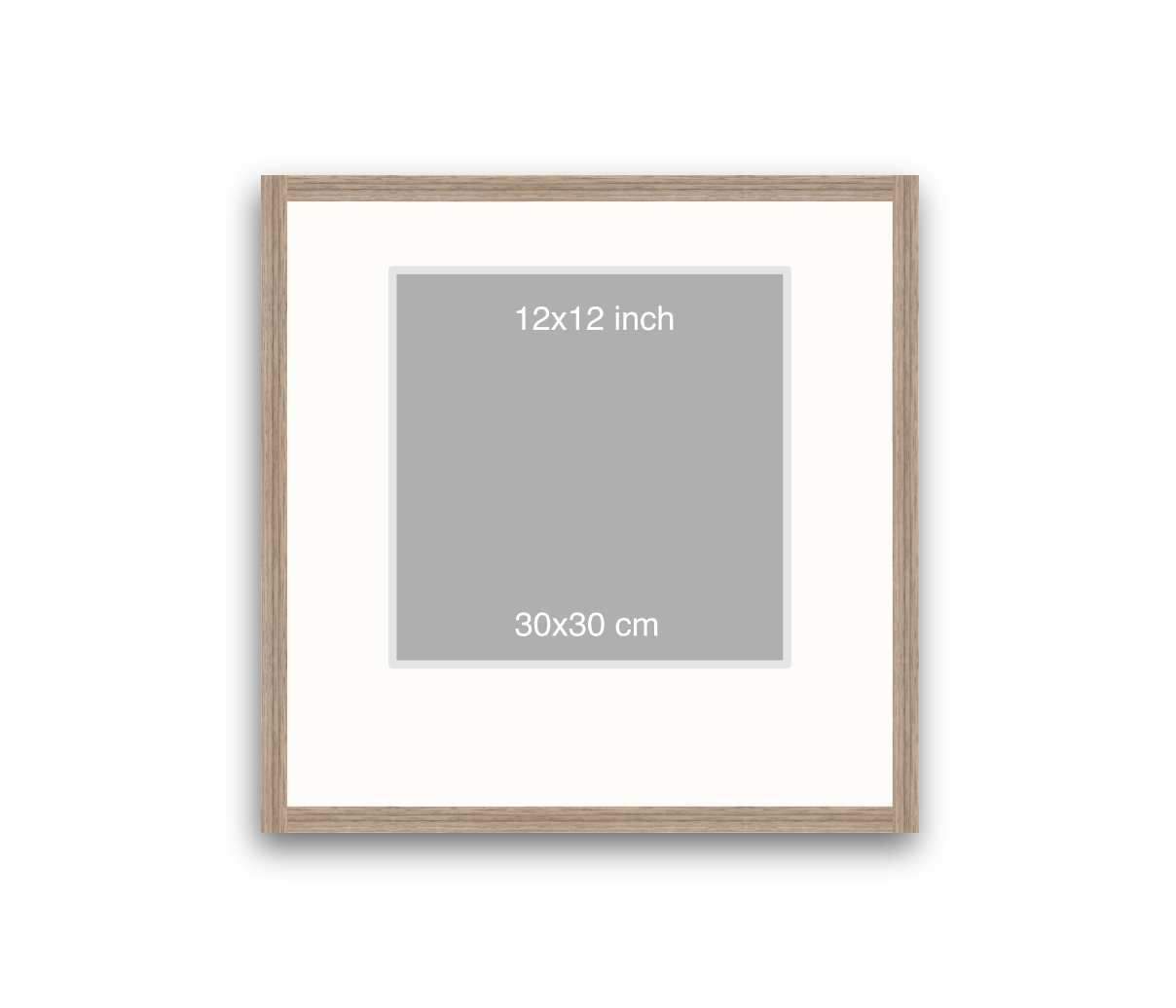 LOFT | 20mm Warm Walnut Frame - 50x50cm
