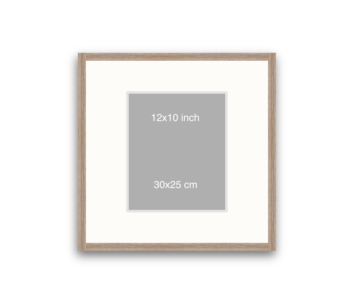 LOFT | 20mm Warm Walnut Frame - 50x50cm