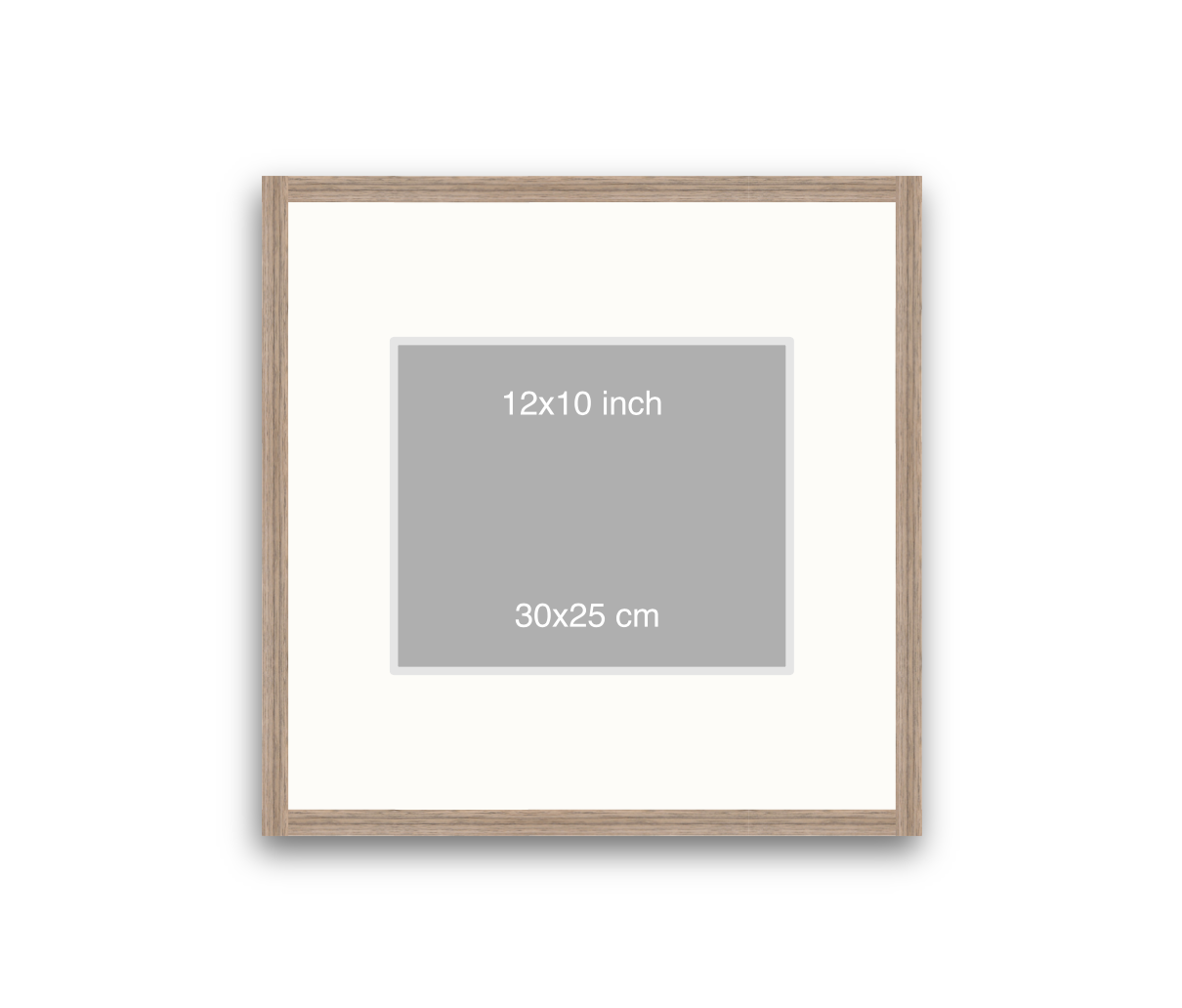 LOFT | 20mm Warm Walnut Frame - 50x50cm