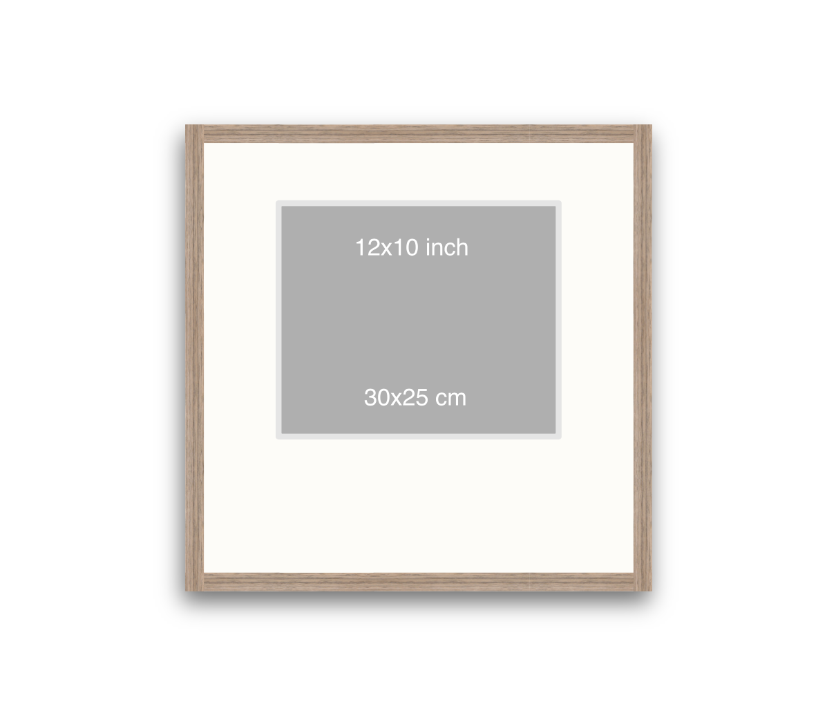 LOFT | 20mm Warm Walnut Frame - 50x50cm