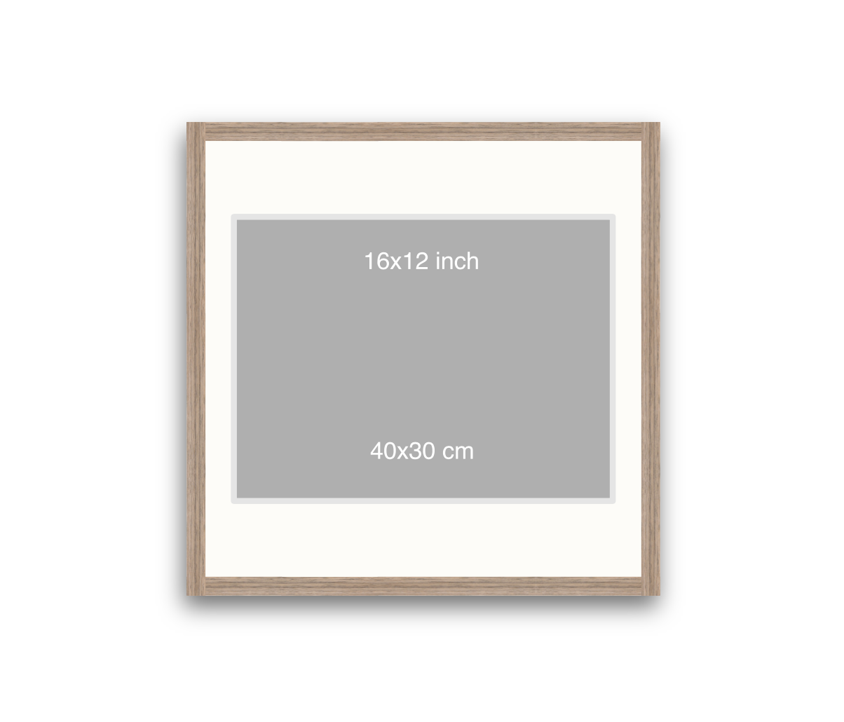 LOFT | 20mm Warm Walnut Frame - 50x50cm