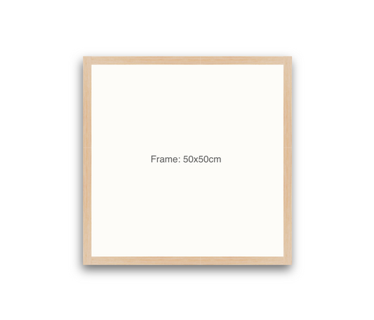 LOFT | 20mm Light Oak Frame - 50x50cm